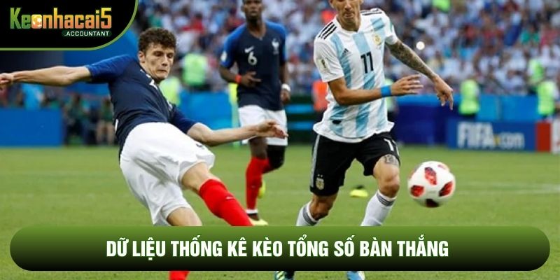 Dữ liệu thống kê kèo tổng số bàn thắng